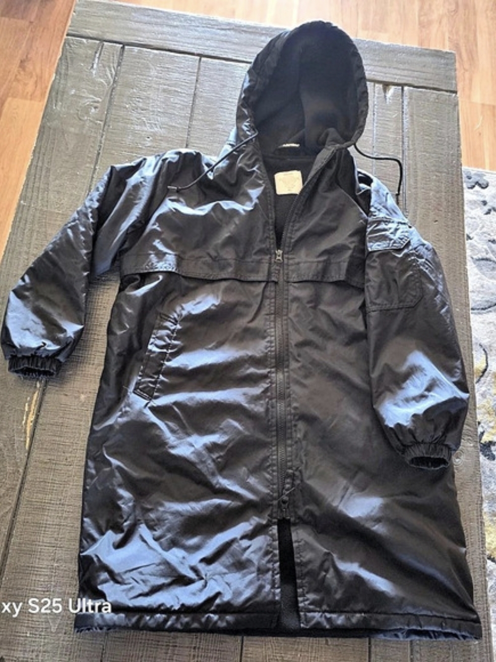 Adoretex Unisex Youth Swim Parka Black XL Lined